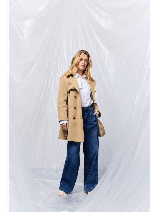 Γυναικεία Καμπαρντίνα Dk Beige