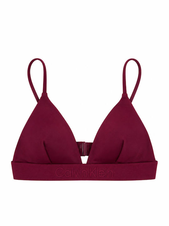Triangle Bikini Top Red