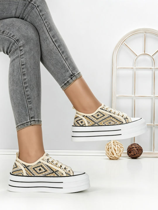 Adidași Flatforms Pentru Femei Negri