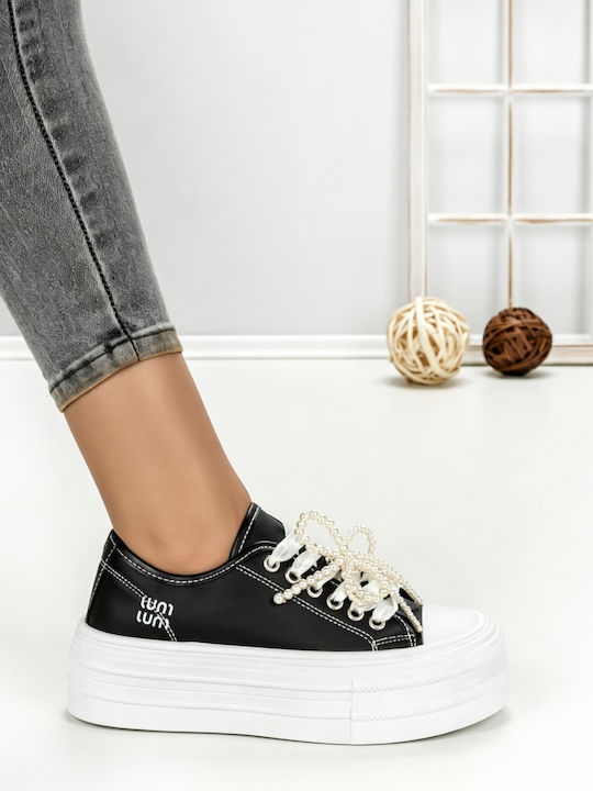 Adidași Flatforms Pentru Femei Negri