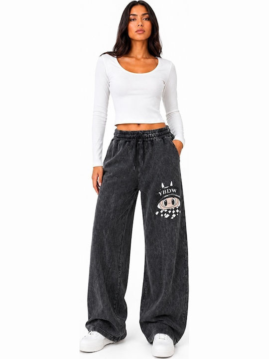 Pantaloni Dama Catifea Lejeri Negru