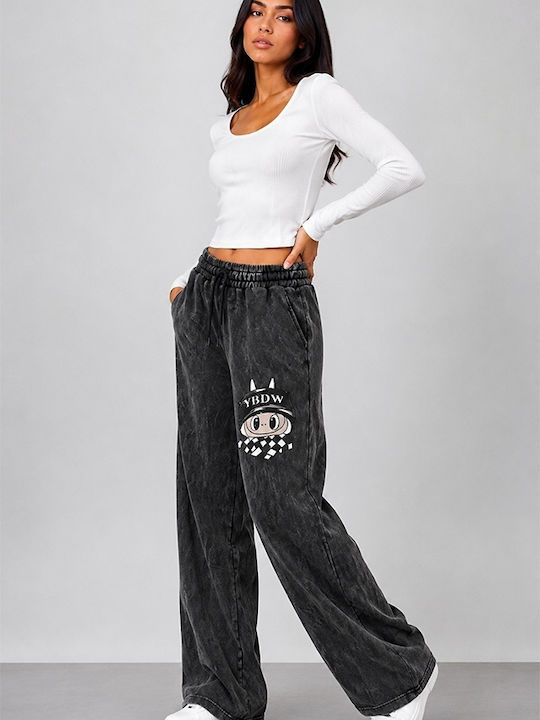 Pantaloni Dama Catifea Lejeri Negru