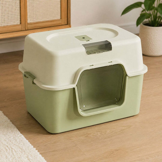 Toaletă pentru Pisici cu Filtru Verde M51 x L35.5 x Î35cm