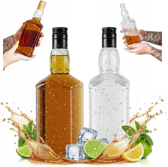 Bimberek Wein-/Getränkeflaschen Daniel 500ml Whisky Brandy Bourbon 0,5l Glasflasche