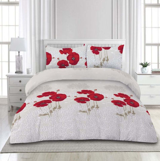 Vanora Σετ Διπλή 200x220cm Poppy