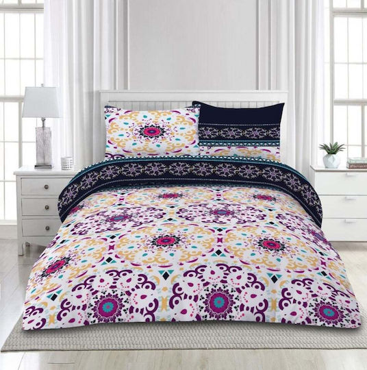 Vanora Σετ Διπλή 200x220cm Μαντάλα