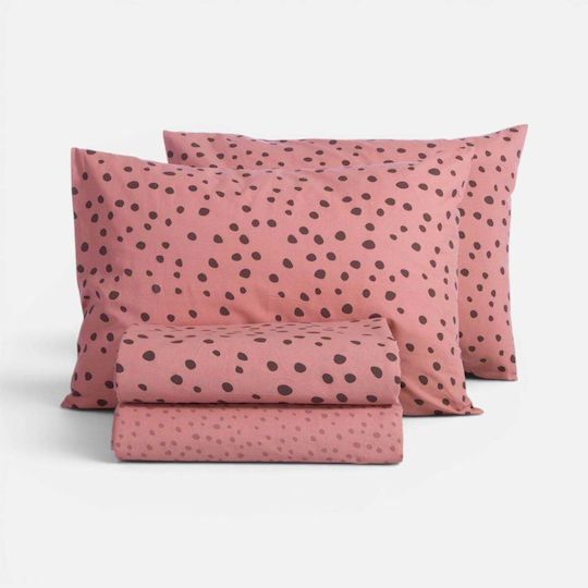 Nef-Nef Homeware Trust Комплект чаршафи двойни 200x270см Екрю (4 бр)