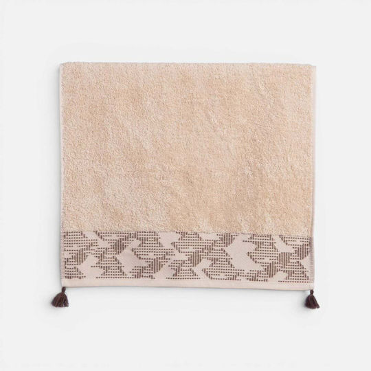 Nef-Nef Homeware Кърпа за ръце Homeware 30x50см Кафява 500гр/м²
