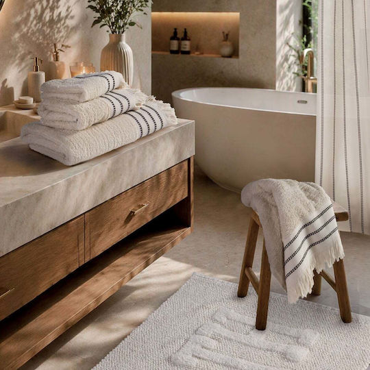 Nef-Nef Homeware Σώματος Homeware 70x140εκ. Ecru 2τμχ Βάρους 500gr/m² Nef-Nef Homeware Σώματος Homeware 70x140εκ. Ecru 2τμχ Βάρους 500gr/m²