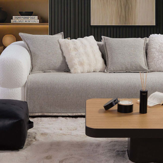 Nef-Nef Homeware Brooklyn Покривка За Фотьойл Жакард 170x180см Екрю