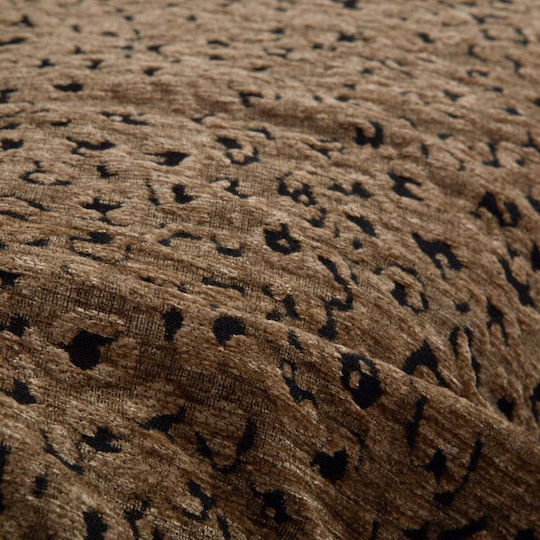Nef-Nef Homeware Leopard Decken & Couchdecken Dreisitzer-Sofa Wurf Chenille 170x300cm Braune