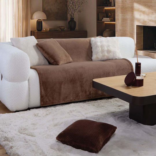 Nef-Nef Homeware Edinber Покривка За Фотьойл Жакард 130x180см Екрю