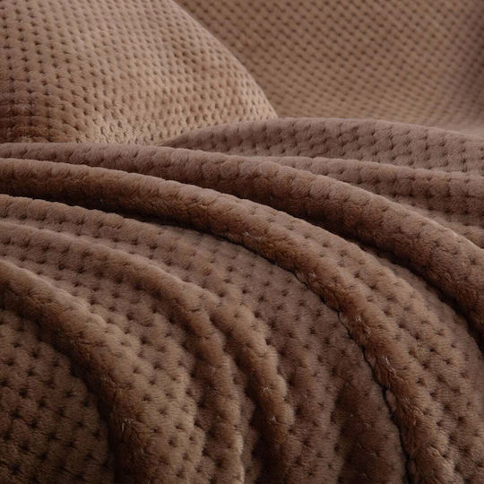 Nef-Nef Homeware Edinber Фотьойл Throw Жакард 130x180см Кафяв