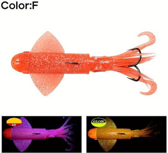 MAX Fluorescent Squid Jig 180gr Blue