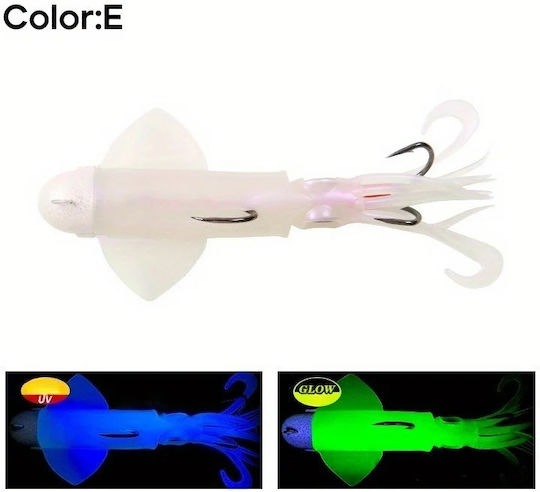 MAX Fluorescent Squid Jig 180gr Orange