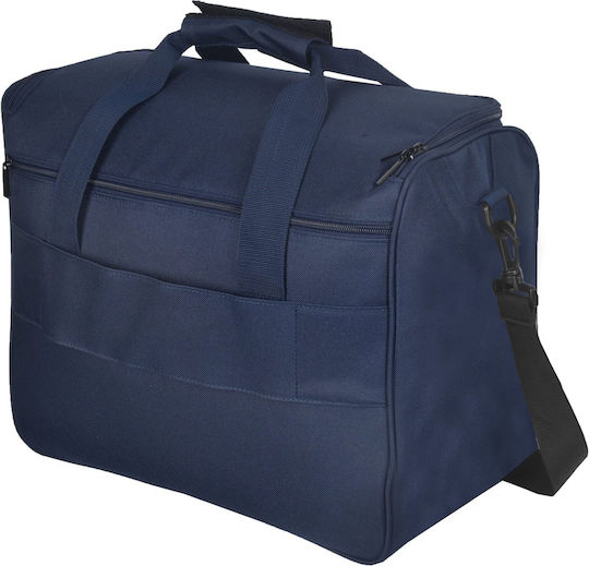 CabinFly Geantă Voiaj Albastră Cu Roți Din Material Textil M40xL20xÎ30cm