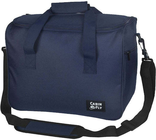 CabinFly Geantă Voiaj Albastră Cu Roți Din Material Textil M40xL20xÎ30cm