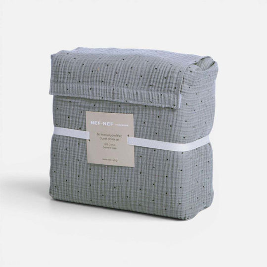 Nef-Nef Homeware Set Bettbezüge 240x230cm Übergröße mit 2 Kissenbezügen Dots Mocca Nef-Nef Homeware Set Bettbezüge 240x230cm Übergröße mit 2 Kissenbezügen Dots Mocca