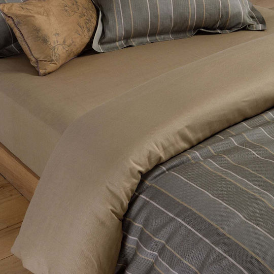 Nef-Nef Homeware Σετ Υπέρδιπλη 240x230cm Draft Olive/grey