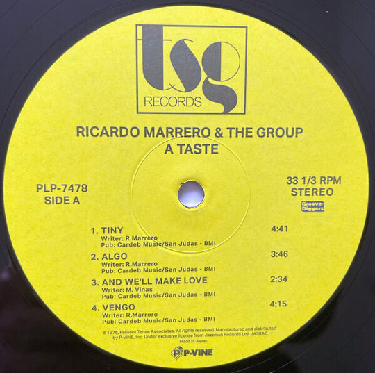 Ricardo Marrero & Group A Taste Vinyl
