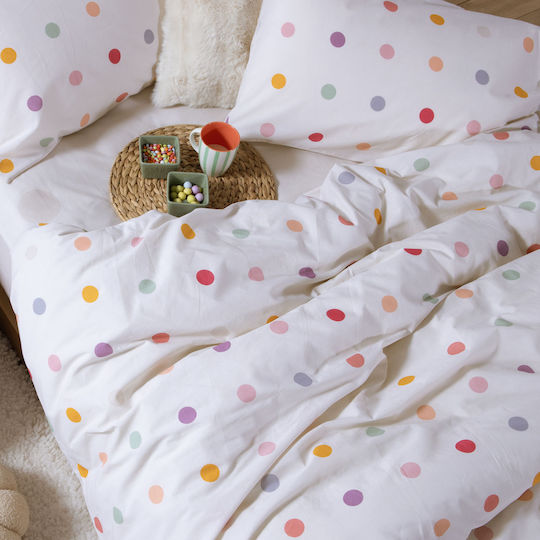 Nef-Nef Homeware Σετ Μονά με Λάστιχο Dots Nef-Nef Homeware Σετ Μονά με Λάστιχο Dots