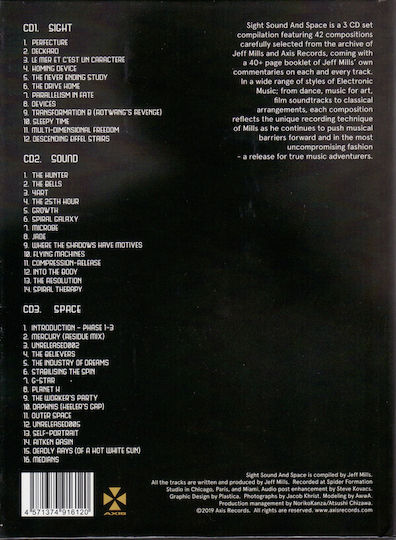 Jeff Mills Sight Sound Space Cd