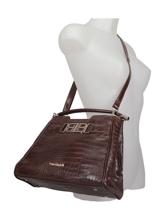 Women's Handbag / Crossbody Croco Brown