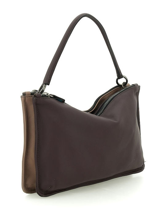 G11 Duo Leather Women's Shoulder Crossbody Brown Bag