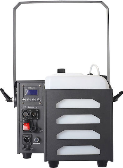 Fos Technologies 1200 Schneemaschine 1200W mit Drahtlosem Controller und Verbindung mit Lichtsteuerung