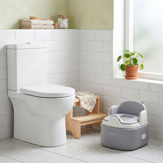 Relaxdays Toaletă cu capac Alb până la 30kg