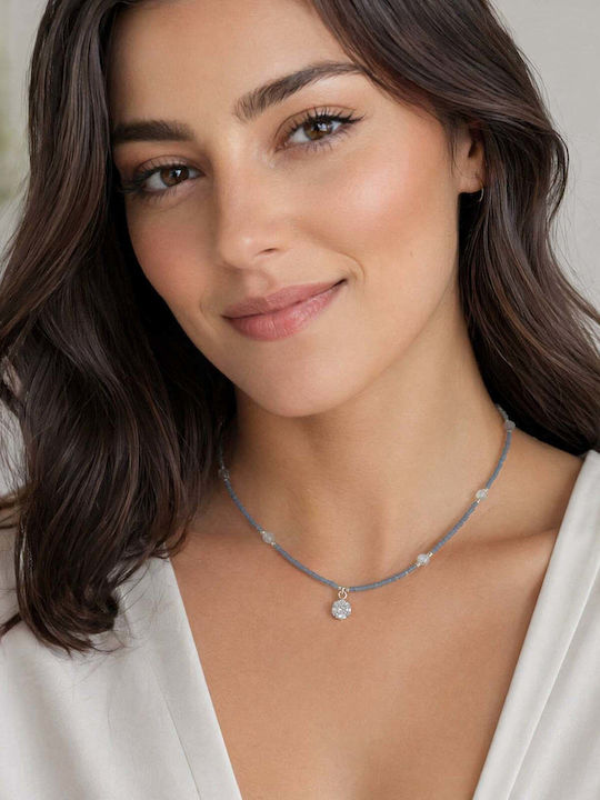 Ezera Choker Talisman Din Argint