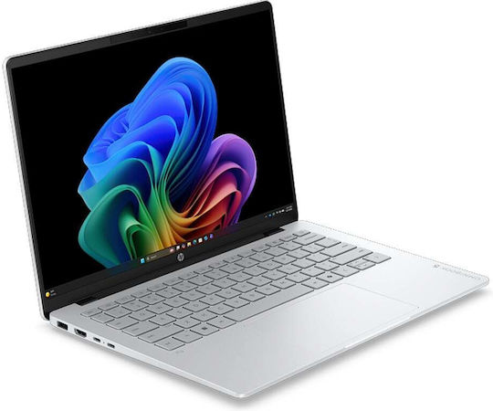 HP Omnibook 5 14-hm0002nvx 14" OLED FHD+ (Ryzen AI 400 Series-445/16GB/256GB SSD/W11 Home) Glacier silver (International English Keyboard)