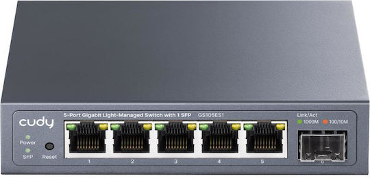Cudy GS108ES2 Managed Switch with 8 Gigabit (1Gbps) Ethernet Ports and 2 SFP Ports