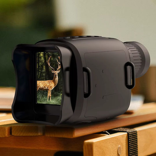 V22 128GB Action Camera 4K Ultra HD Underwater (with Case) with Screen 2" and Wi-Fi Black
