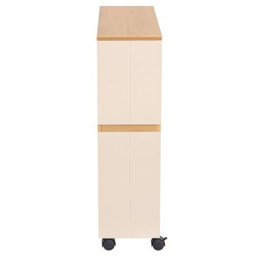 Eurocasa Bathroom Cabinet 60x20.8x75.5cm Matt Laccato Beige