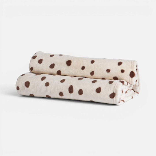 Nef-Nef Homeware Trust Одеяло Полар Канапе 130x180см Бежово