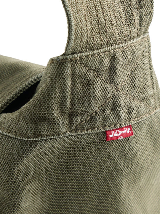 Damen Schultertasche Khaki