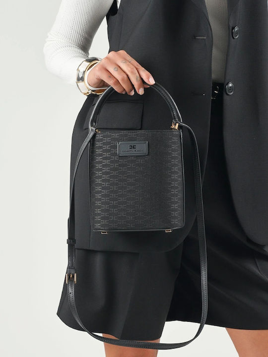 Fabric Women's Handbag Crossbody Black