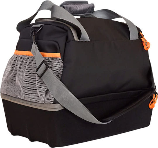 Dual Deck Black Waterproof Shooting Bag 12 Cartridge Boxes Castellani