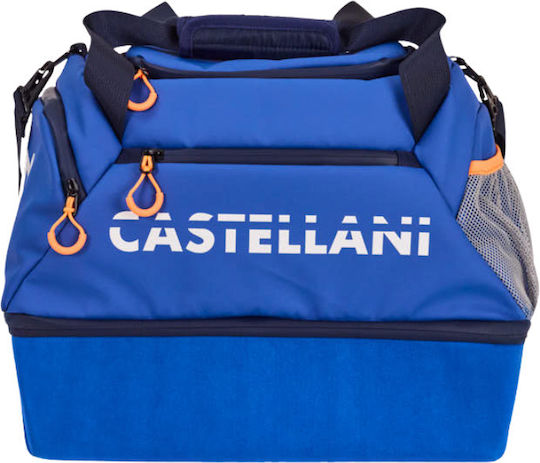 Dual Deck Waterproof Shooting Bag Light Blue 12 Cartridge Boxes Castellani