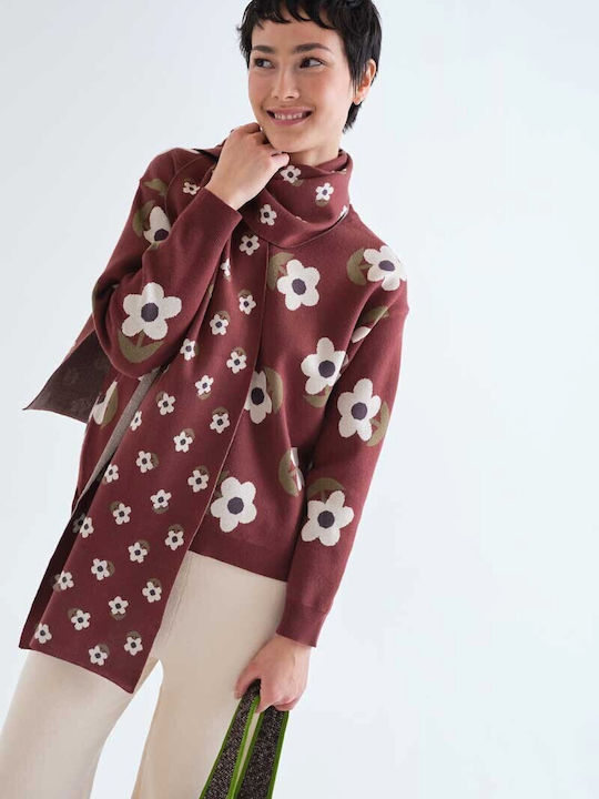 Women's Long Sleeve Sweater Chocolate Bean