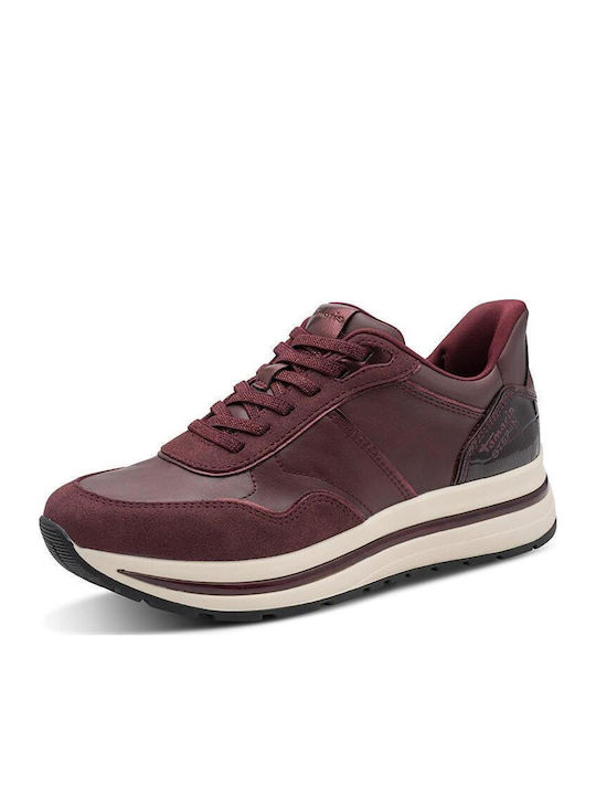 Damen Sneakers Burgundische
