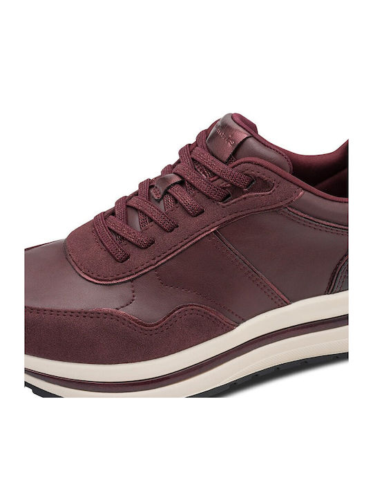Damen Sneakers Burgundische