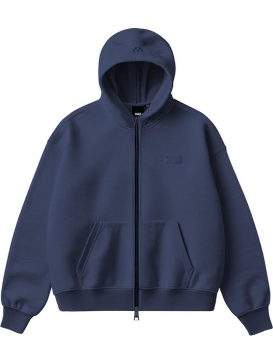 Premium Hooded Cardigan Blue