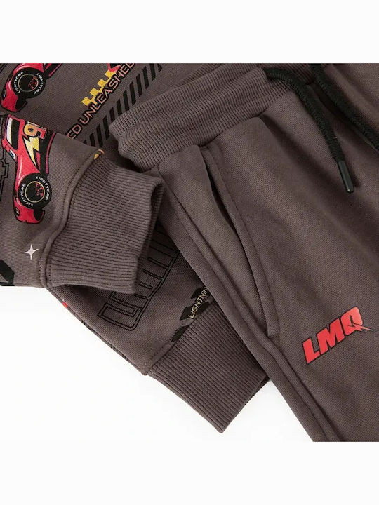 Kids Tracksuits Brown 2 Pieces