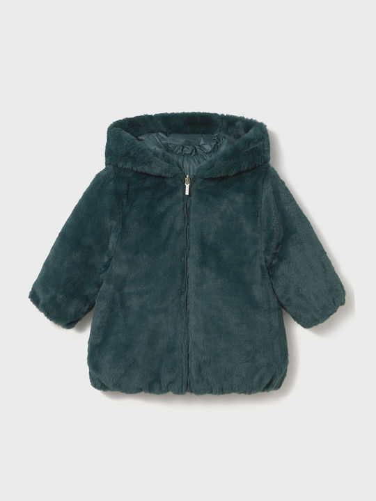 Kids Casual Short Double Sided Jacket Light Blue