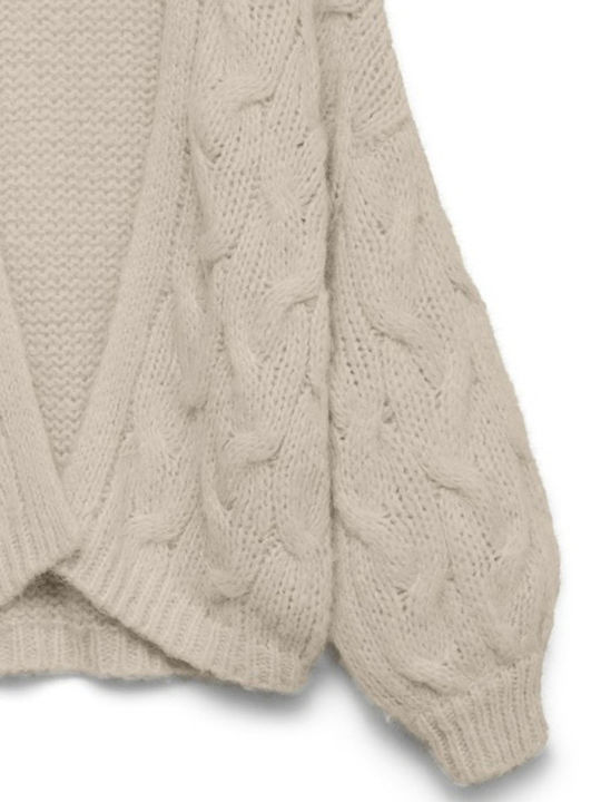 Women's Knitted Cardigan Oatmeal Beige