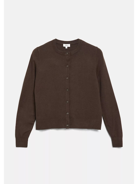 Women's Knitted Cardigan Brown