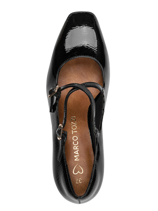 Lackleder Pumps Schwarz