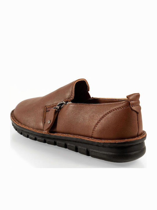 Women's Loafers in Brown Colour